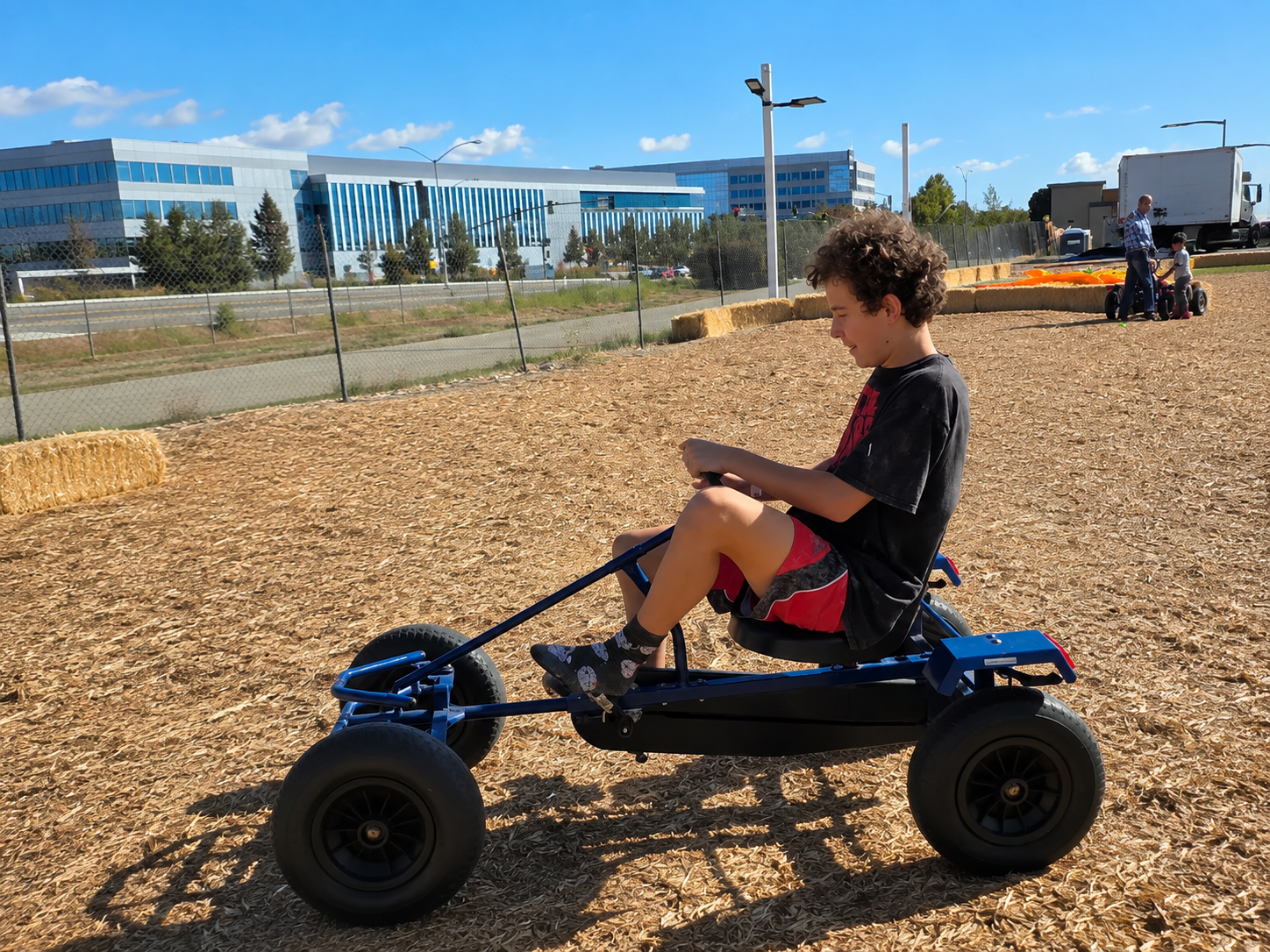 The pedal car speedway at KR Farms