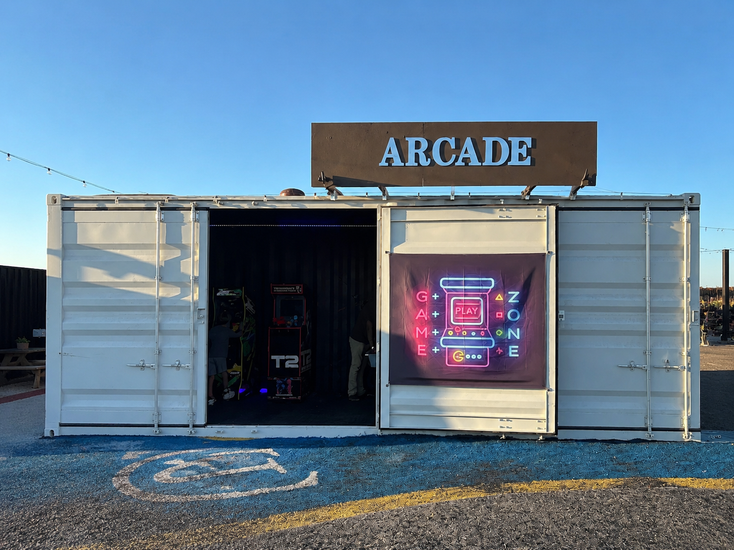 The arcade at KR Farms